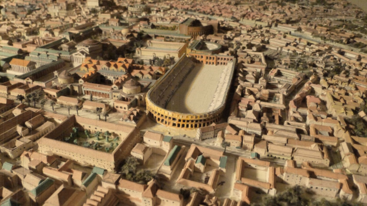 Reconstitution stade de Domitien (Rome)