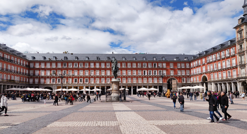 madrid plaza mayor sans