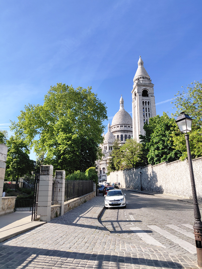 Paris - Montmartre : le dos du Sacré Coeur